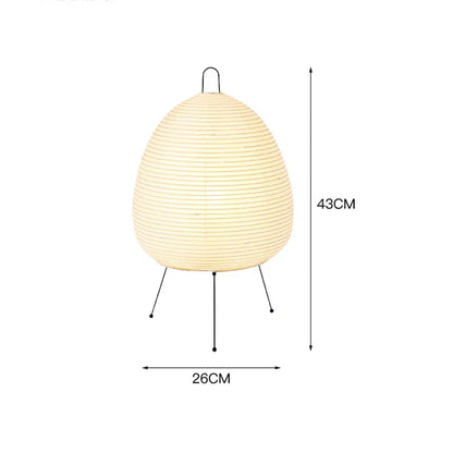 Japanse Rijstpapieren Tafellamp - 30 cm