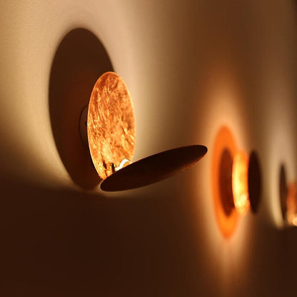 Moderne Zonsverduistering Wandlamp met Warm LED Licht – Unieke Muurlamp voor Binnen
