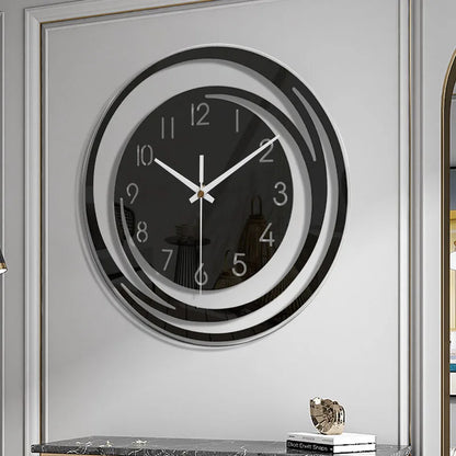 Moderne Wandklok met Stil Mechanisme