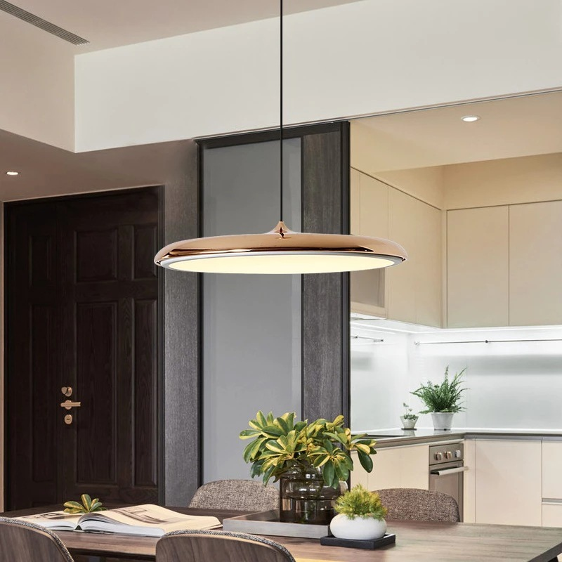 Scandinavische Hanglamp met LED en Minimalistisch Ontwerp voor Woonkamer en Eetkamer
