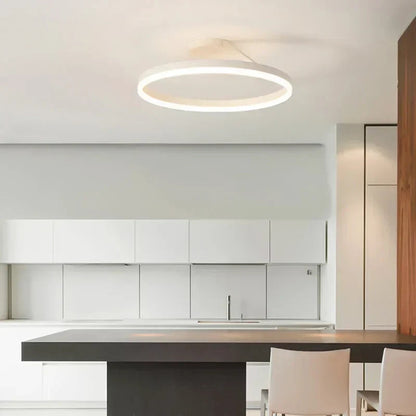 Scandinavische LED Plafondlamp met Warm Licht voor Slaapkamer – Minimalistisch Design Plafonniere 6
