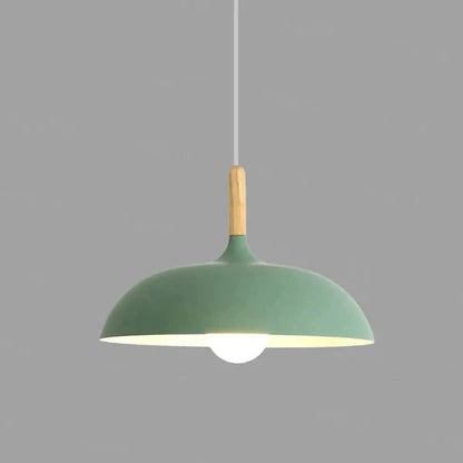Scandinavische Plafondlamp van Eikenhout met Minimalistisch Ontwerp voor Sfeervolle Verlichting 11