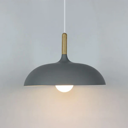 Scandinavische Plafondlamp van Eikenhout met Minimalistisch Ontwerp voor Sfeervolle Verlichting 13