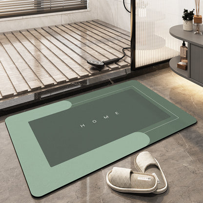 Sneldrogende Badmat van Microvezel voor Ultiem Comfort en Absorptie - 50 x 80 cm, Grijs, Beige, Blauw, Groen 9