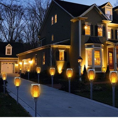 Solar Tuinverlichting Fakkels met Flikkerende LED-vlam 8