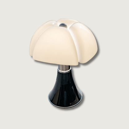 Tafellamp Zwart met Champignon Design – LED Eettafel Lamp 36 cm Retro Moderne Verlichting 0