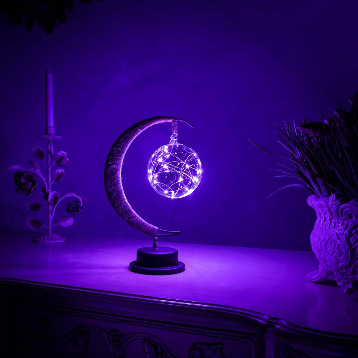 Tafellamp Zwart met Warme Gloed – Modern Nachtkast Lampje voor Sfeervolle Verlichting 1