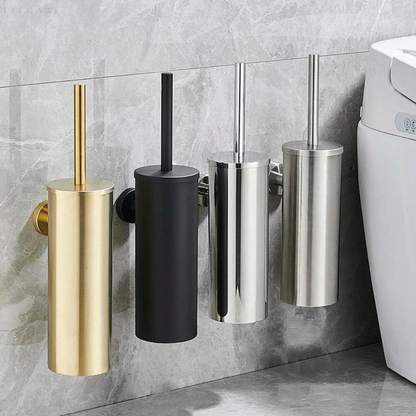Toiletborstel met Muurbevestiging en Flexibele Borstelkop voor Efficiënte Reiniging 1