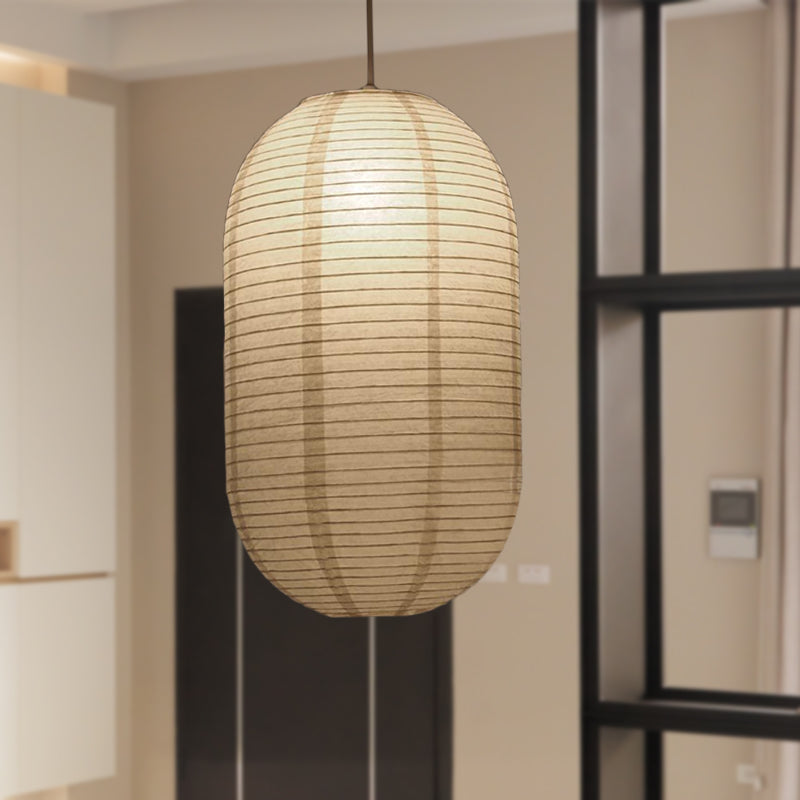 Hanglamp Traditioneel Papier Rond Japans Design Beige 40cm
