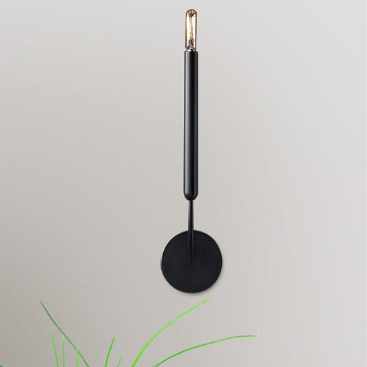 Traditionele Zwarte Wandlamp met Messing Accenten voor Binnen - Muurlamp voor Eetkamer 0