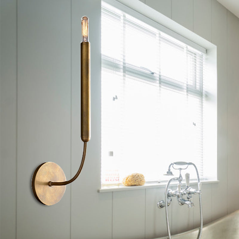 Traditionele Zwarte Wandlamp met Messing Accenten voor Binnen - Muurlamp voor Eetkamer 9