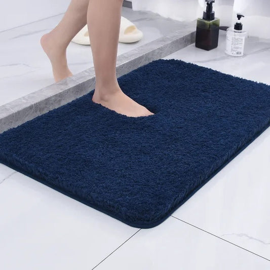 Ultra-Zachte Antislip Badmat 50x80 cm - Sneldrogend Microvezel voor Badkamer en Douche 1