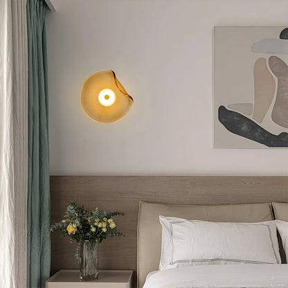 Wandlamp Glas-Metalen Ontwerp met Ingebouwde LED