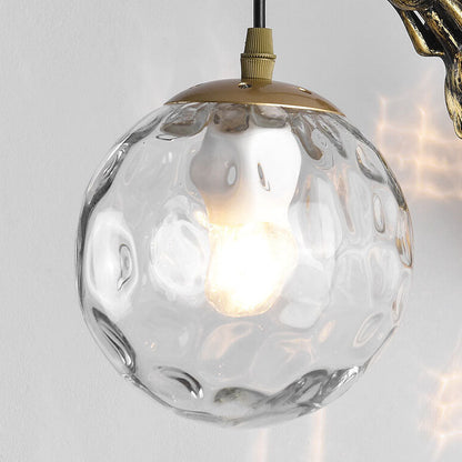 Vintage Zeemeermin Wandlamp Zwart en Goud – Unieke Muurlamp voor Binnengebruik 4