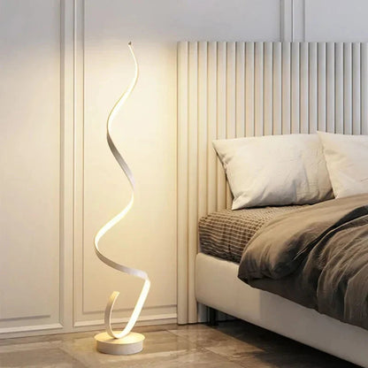 LED Spiraal Vloerlamp Dimbaar