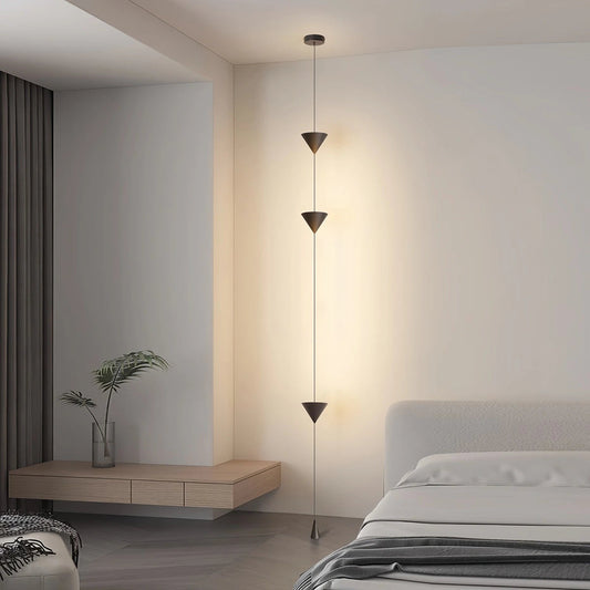 Vloerlamp met Conische Schaduw en Verstelbare Kabel voor Woonkamer 0