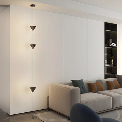 Vloerlamp met Conische Schaduw en Verstelbare Kabel voor Woonkamer 4