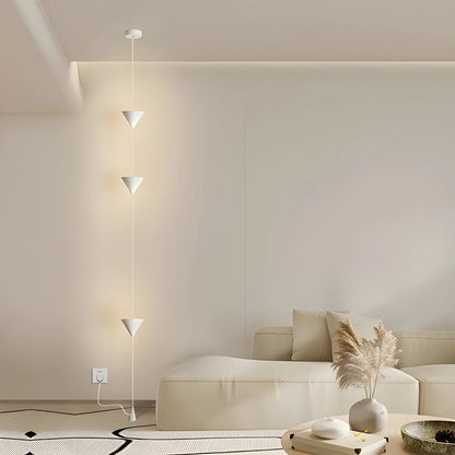 Vloerlamp met Conische Schaduw en Verstelbare Kabel voor Woonkamer 9