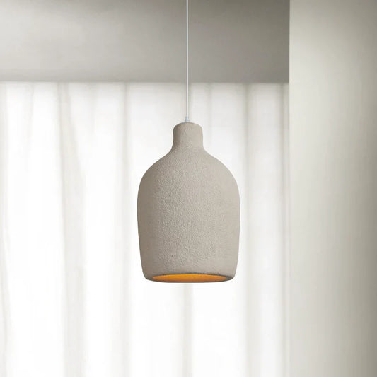 Wabi Sabi Hanglamp Wijnfles – Uniek Handgemaakt voor Woonkamer en Slaapkamer Lamp A: Ø30cm x 46cm