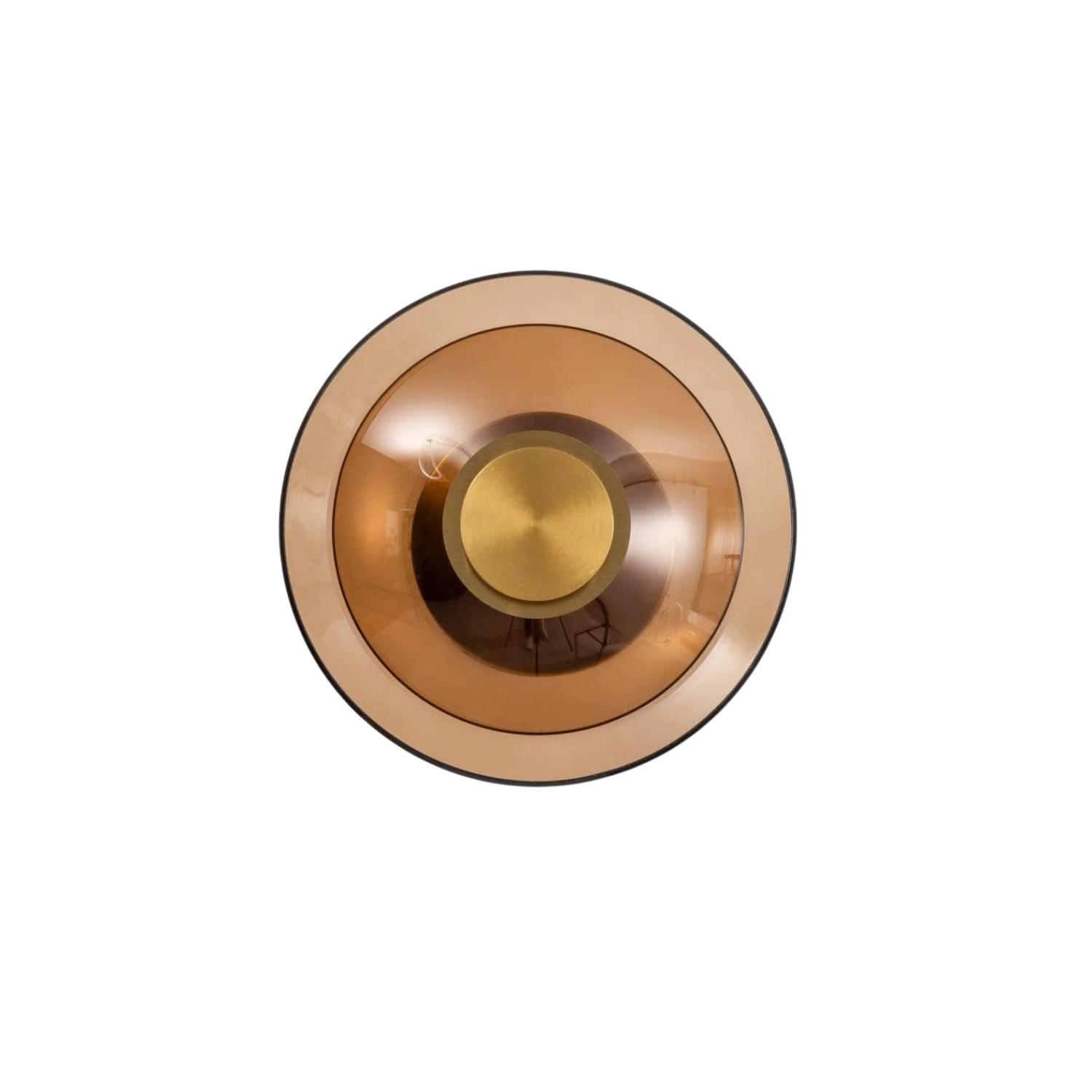 Ronde Wandlamp Goud met Elegante LED Verlichting