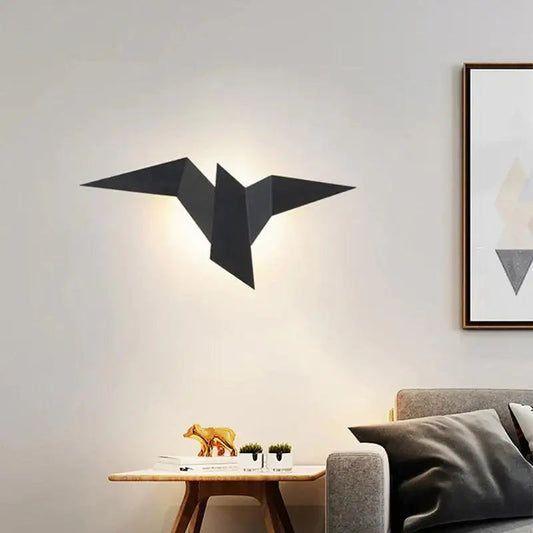 Wandlamp Goud in Vogelvorm – Elegante Wandverlichting voor Binnen voor Woonkamer en Slaapkamer 0