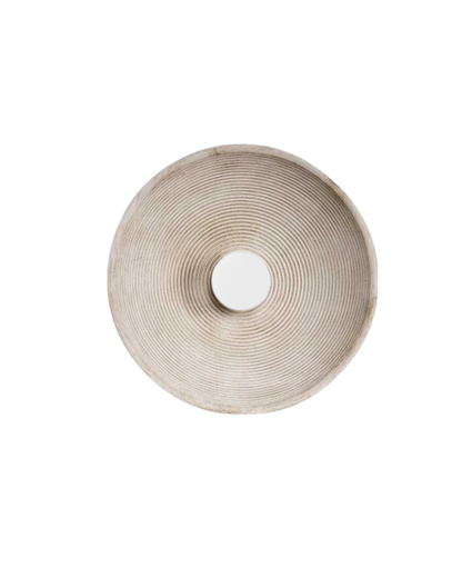 Wandlamp La Clarté du Sable - Natuurlijke Hars Muurlamp voor Binnen - Warm Wit LED Verlichting 0