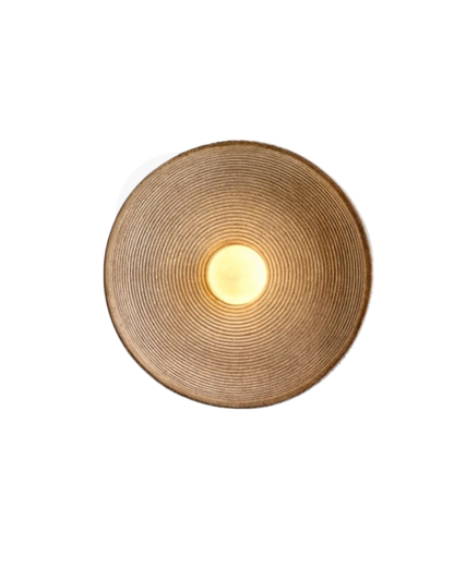 Wandlamp La Clarté du Sable - Natuurlijke Hars Muurlamp voor Binnen - Warm Wit LED Verlichting 6