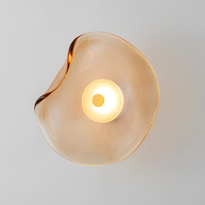 Wandlamp van Glas met Metalen Bevestiging en Ingebouwde LED Verlichting – Voor Binnengebruik 0