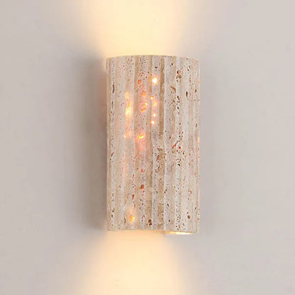 Wandlamp van Natuursteen met Halve Cilinder en Modern Ontwerp 1