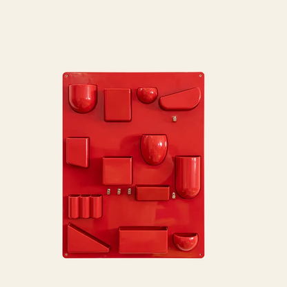 Wandopbergrek met Haken en Vakken voor Kantoor en Keuken – 68 x 52 cm Organisatieoplossing 9