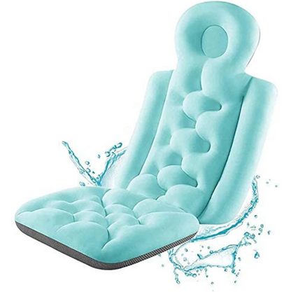 Waterdicht Badkussen met Antislip en Ergonomische Nek- en Rugondersteuning 1