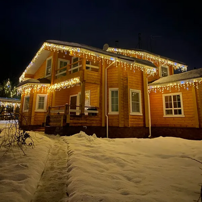 Weerbestendig LED Lichtgordijn voor Buitenverlichting – Feestelijke Decoratie voor Tuin en Balkon 1