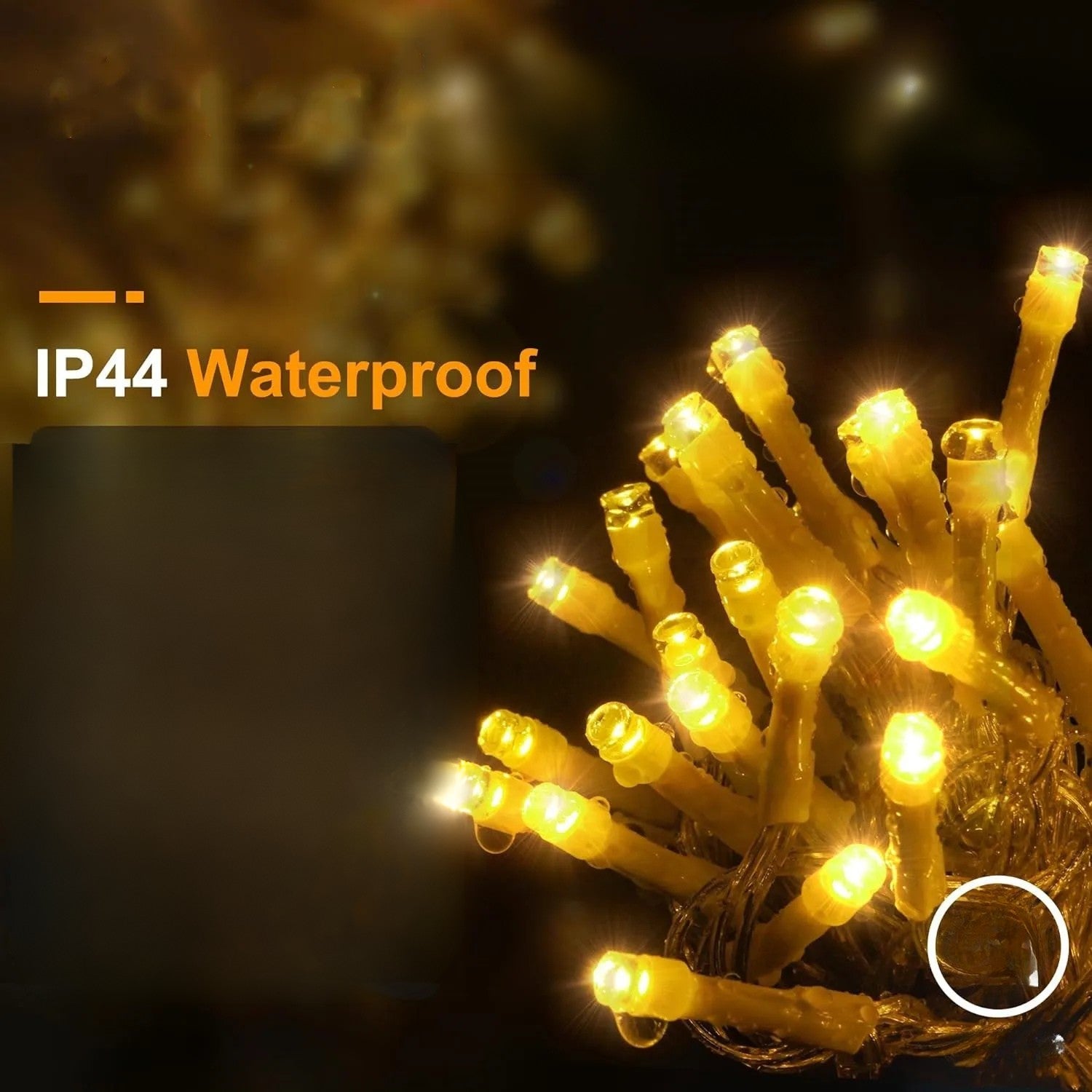 Weerbestendig LED Lichtgordijn voor Buitenverlichting – Feestelijke Decoratie voor Tuin en Balkon 4