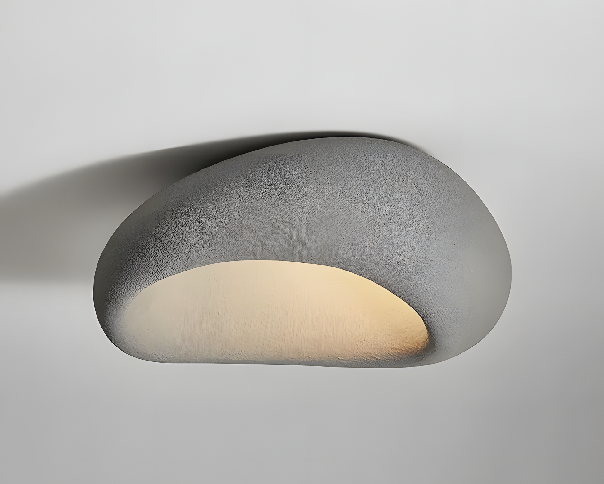 Zwarte Plafondlamp - Handgemaakte LED Plafonniere van Duurzame Materialen voor Elegante Verlichting 5