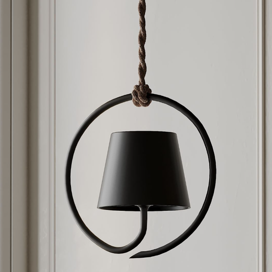 Moderne Oplaadbare Hanglamp met Touch Dimmer Zwart