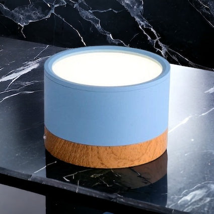 Dimbare Aluminium LED Plafondspotlight met Modern Design en Energie-efficiënte Verlichting Blauw