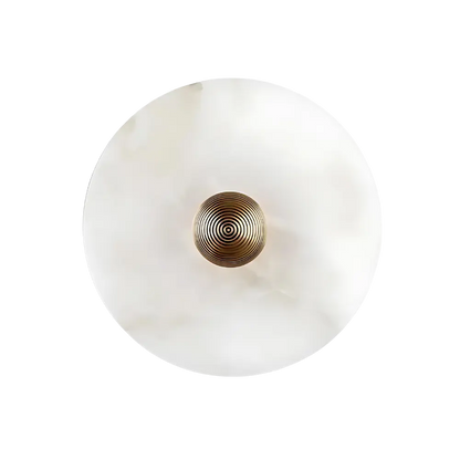Ronde Alabaster Wandlamp – Moderne Muurlamp voor Elegante Binnenverlichting