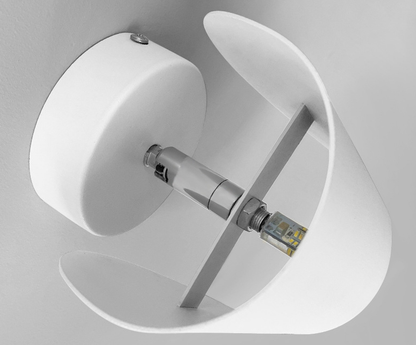 LED Wandlamp Halve Maan Verstelbaar - Modern Design voor Binnen en Buiten